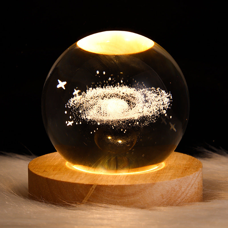 3 D Crystal ball ambience light