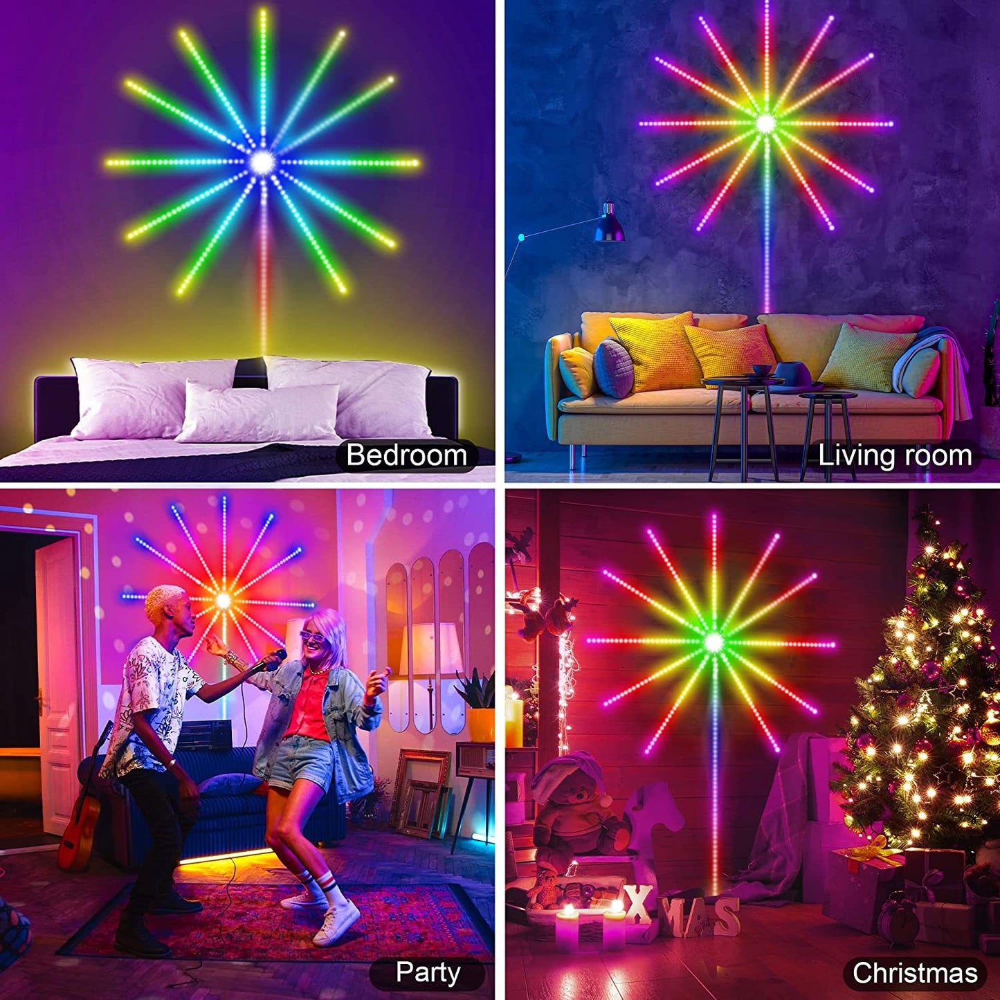 Smart  LED fireworks light