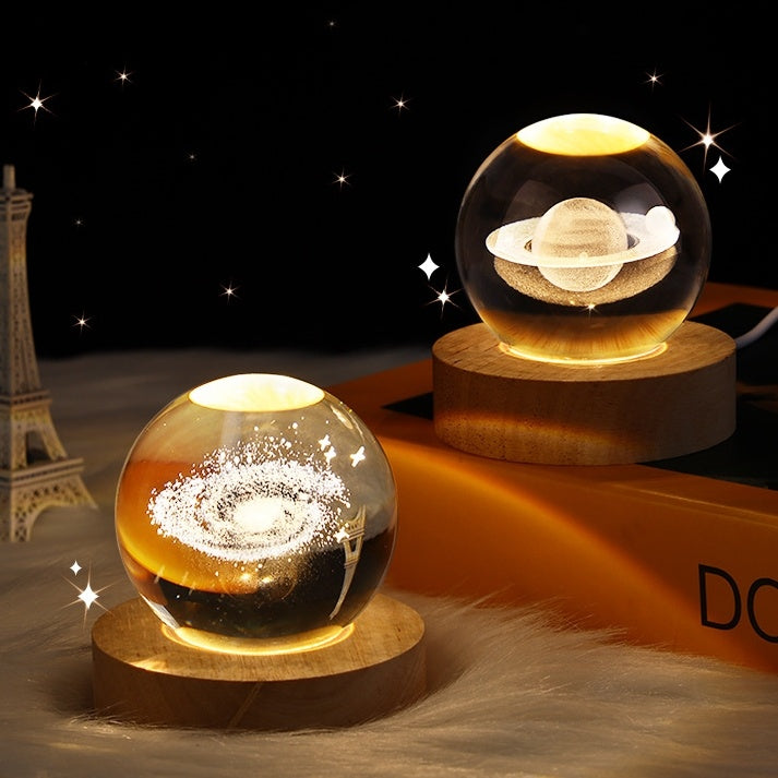 3 D Crystal ball ambience light