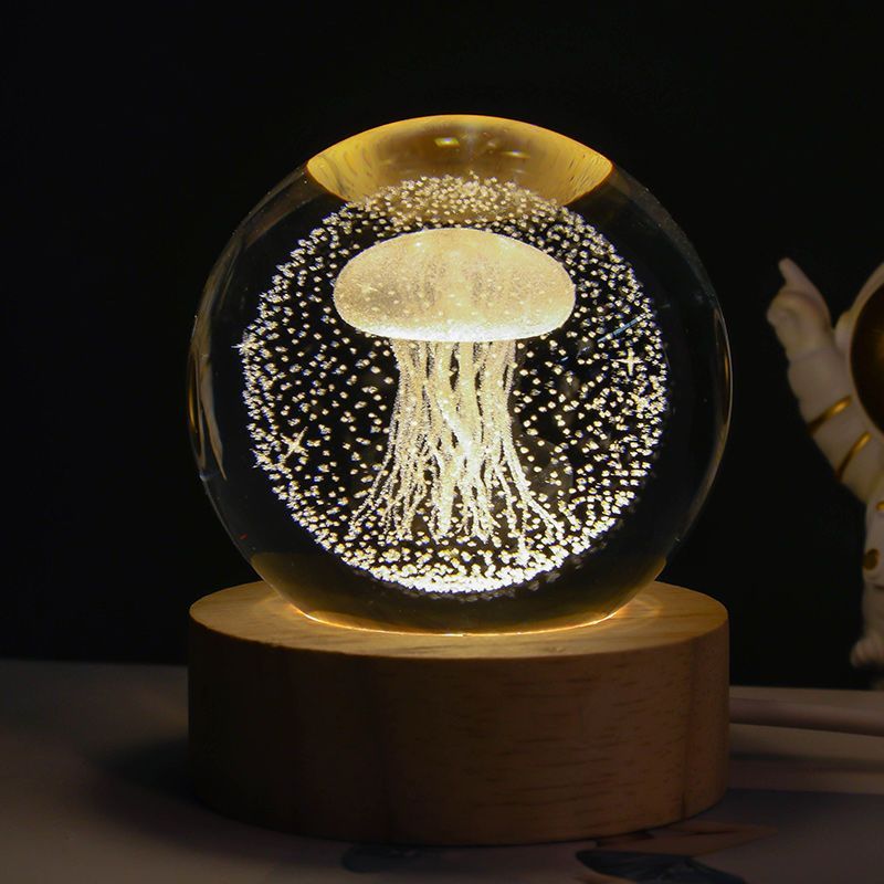 3 D Crystal ball ambience light