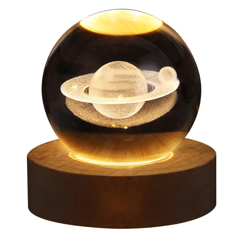 3 D Crystal ball ambience light