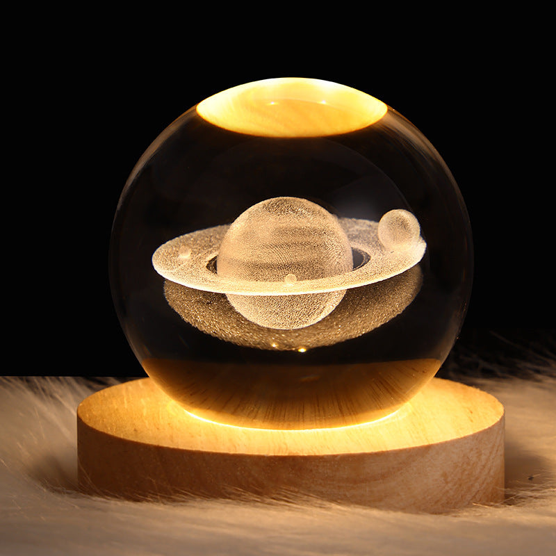 3 D Crystal ball ambience light